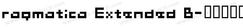 ragmatica Extended B字体转换
